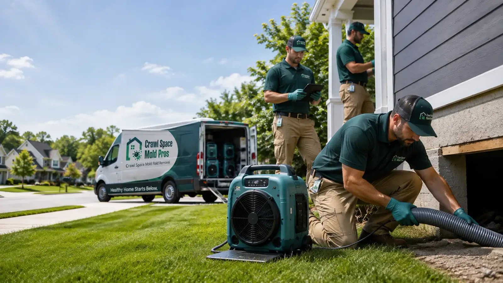 Crawl Space Mold Removal in Cypress, IL